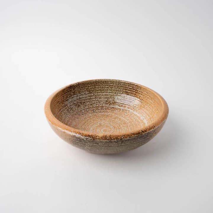 Burnt Orange Thick Edge Bowl 20cm for wholesale by Made In Japan Tableware