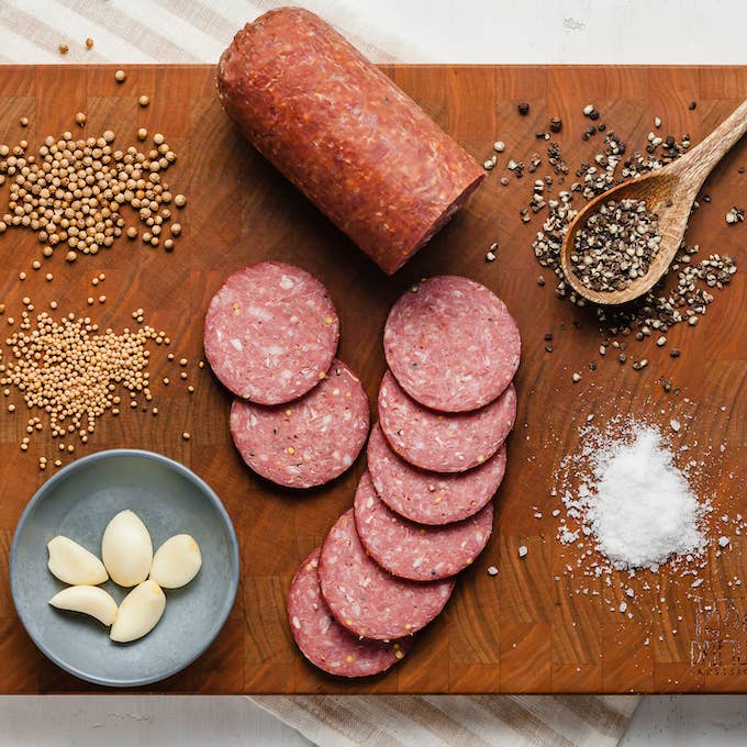 Driftless Provisions - Wholesale Sausage - Summer Sausage - 6oz1