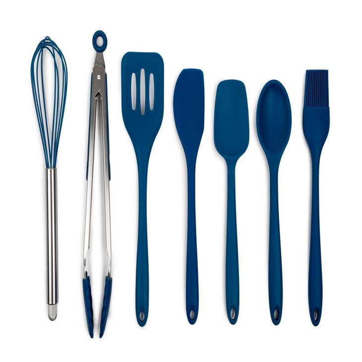 measuring cups & spoons, blue velvet - Whisk