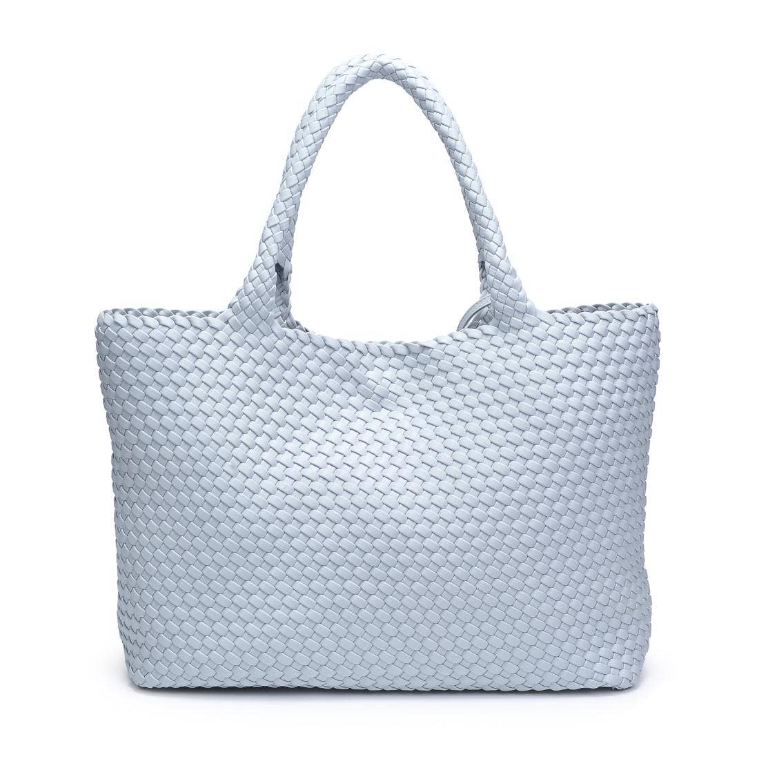 Moda Luxe - Vendita all'ingrosso Borsa tote - Donna - Borsa tote intrecciata in pelle vegana Solana86