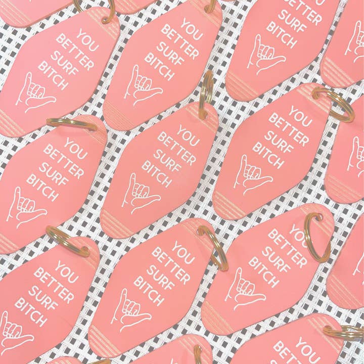 Porte-clés Better Surf Vintage Motel pour la vente par Lo&Co