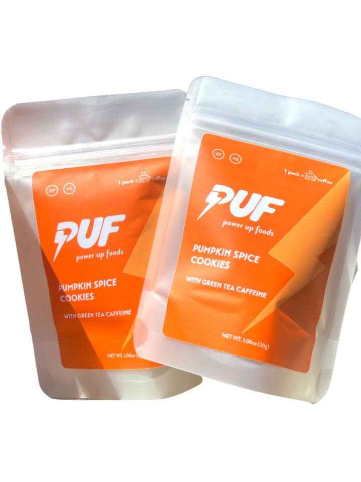 Caffeinated Pumpkin Spice Cookies (LIMITED EDITION) for wholesale by Power Up Foods