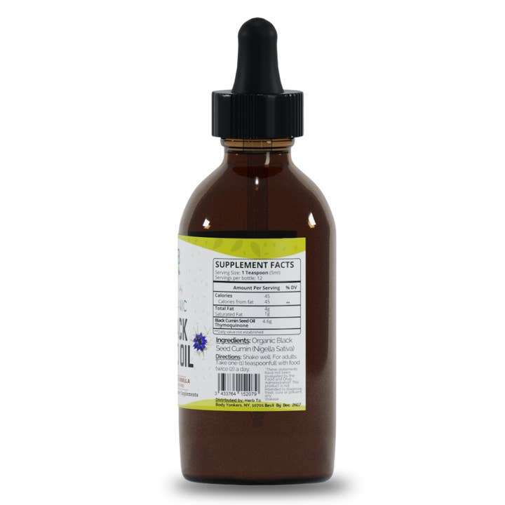 Herb To Body - Wholesale Oral Supplement/Vitamin - Organic Black Seed Oil (Cold-Pressed) - Bulk Wholesale Sizes2
