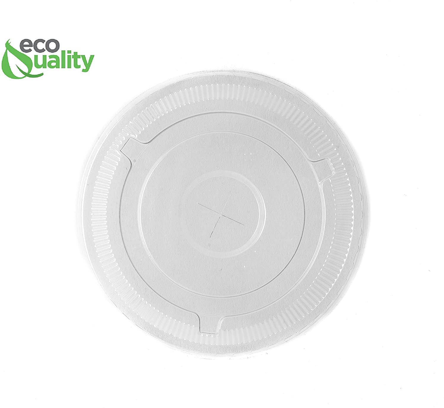 EcoQuality – Engroshandel Drikkelåg – Klare flade PET Cup låg til 32 oz PET Cup2