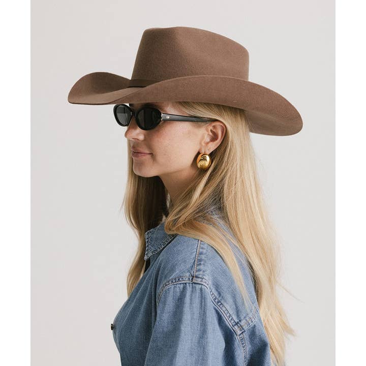 Gigi Pip - Vente Chapeau de cowboy – femme - Chapeau western Shane Brick Top9