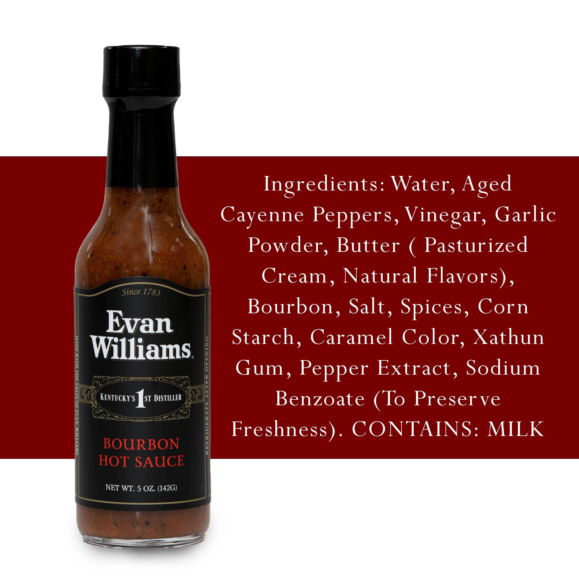 Bourbon Country Products - Venta al por mayor Salsas picantes - Salsa picante Evan Williams2