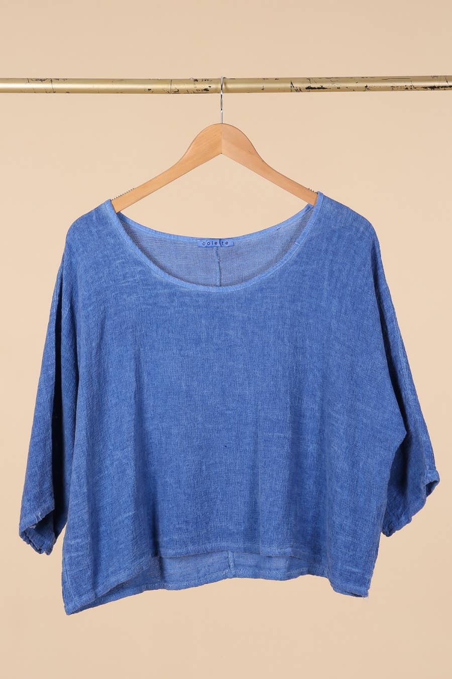 la maison des fibres naturelles – wholesale T-shirt – women's – TOP 3791 90% COTTON 10% LINEN25