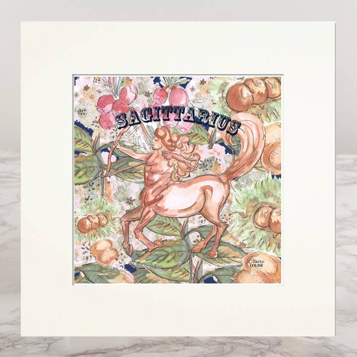 Schütze berittene Giclèe Druck für den Großhandel von Claire Louise