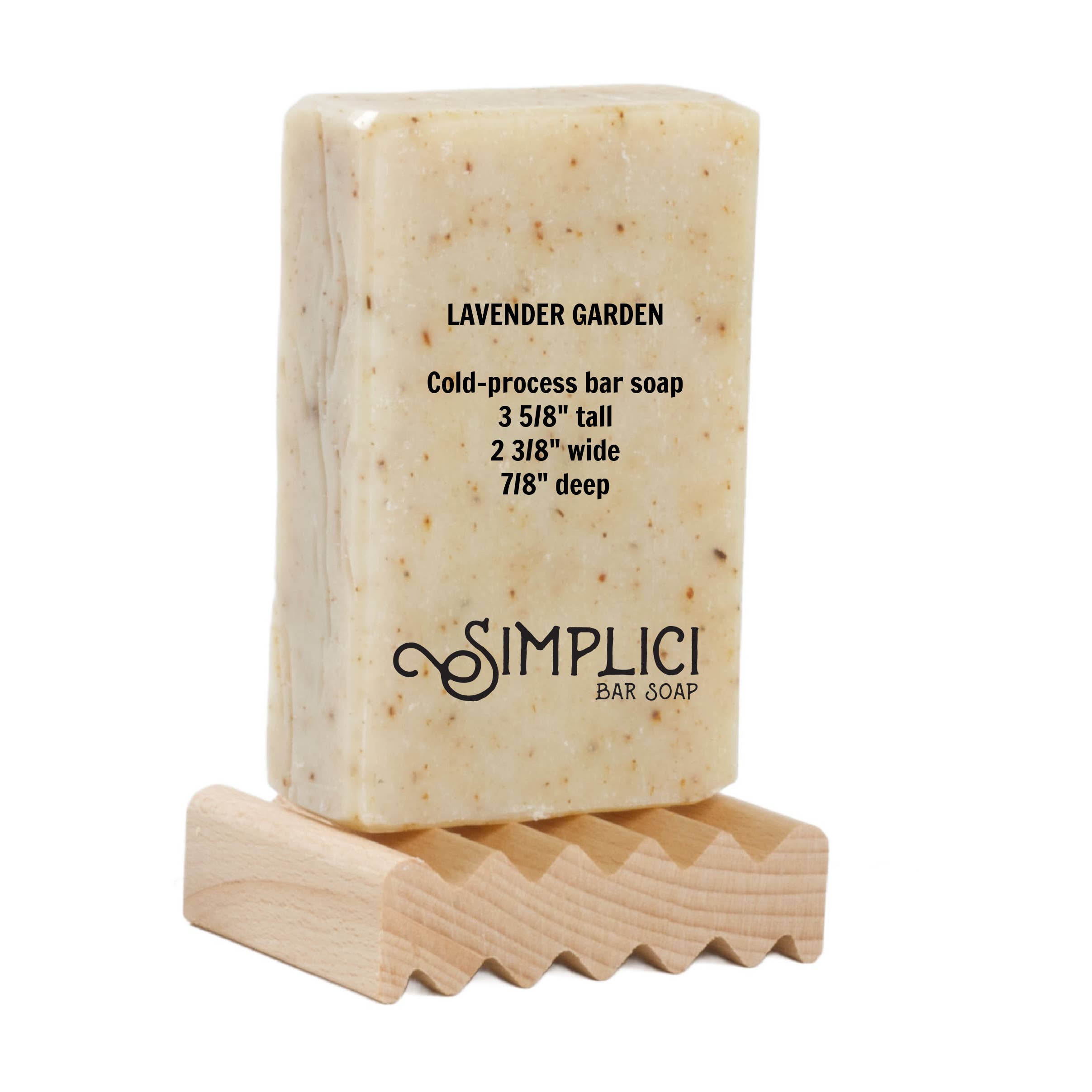 Simplici Soap Factory - Wholesale Bar Soap - SIMPLICI Lavender Garden Natural Bar Soap (w/ essential oil)4
