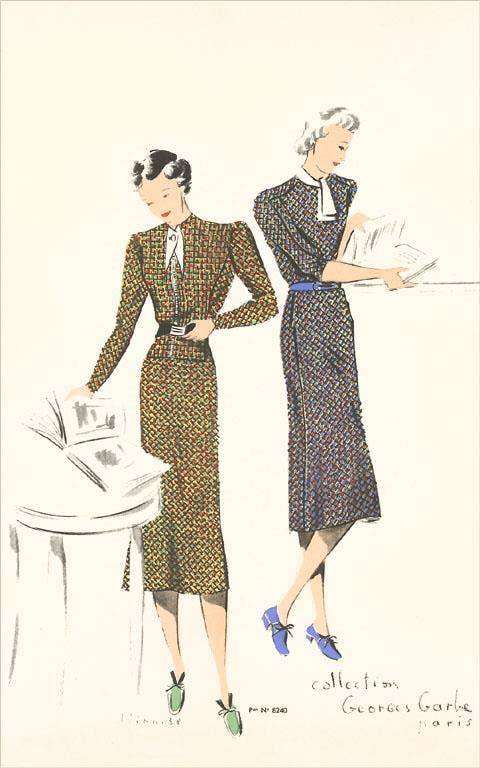 Found Image Press - Wholesale Sticker - Sticker FN-490 Women in Dresses0