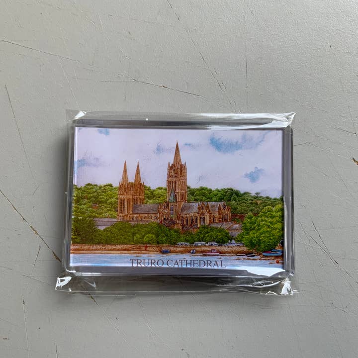 Robinson Collection – wholesale Magnet – Cornwall.Acrylic Fridge Magnet,Truro.