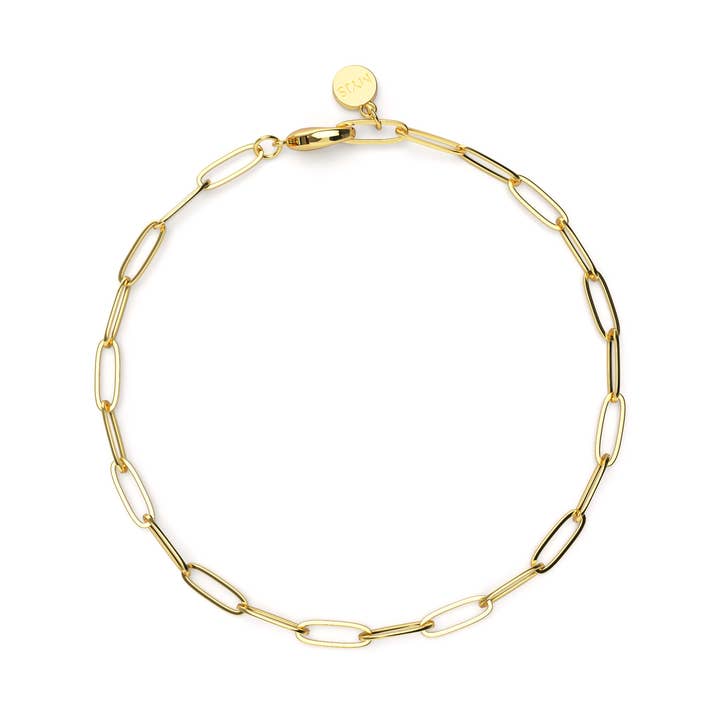 My Jewellery Story - Wholesale Link & chain bracelet - Gold Plated Link & Chain Bracelet0