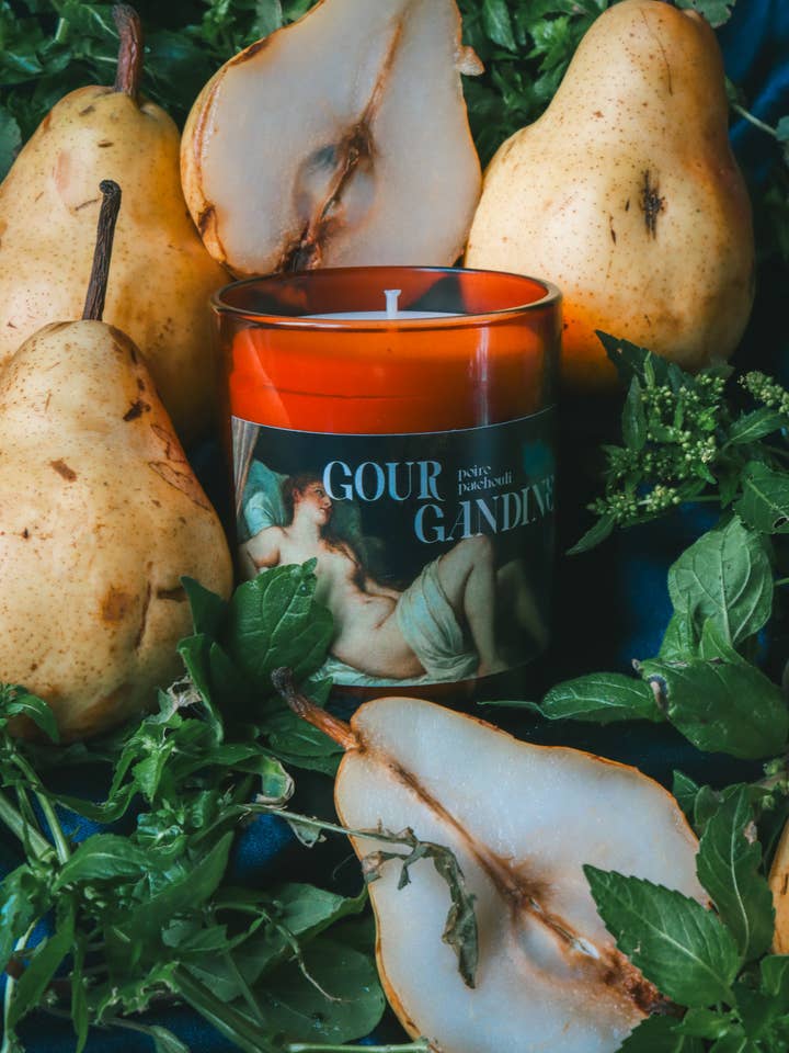 Beskedlys Pære Patchouli for engroshandel hos Gourgandine bougies