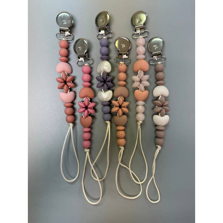 Three Hearts & Co./EMO & CO. - Wholesale Pacifier Clip - Baby - Camila Paci/Toy Clip