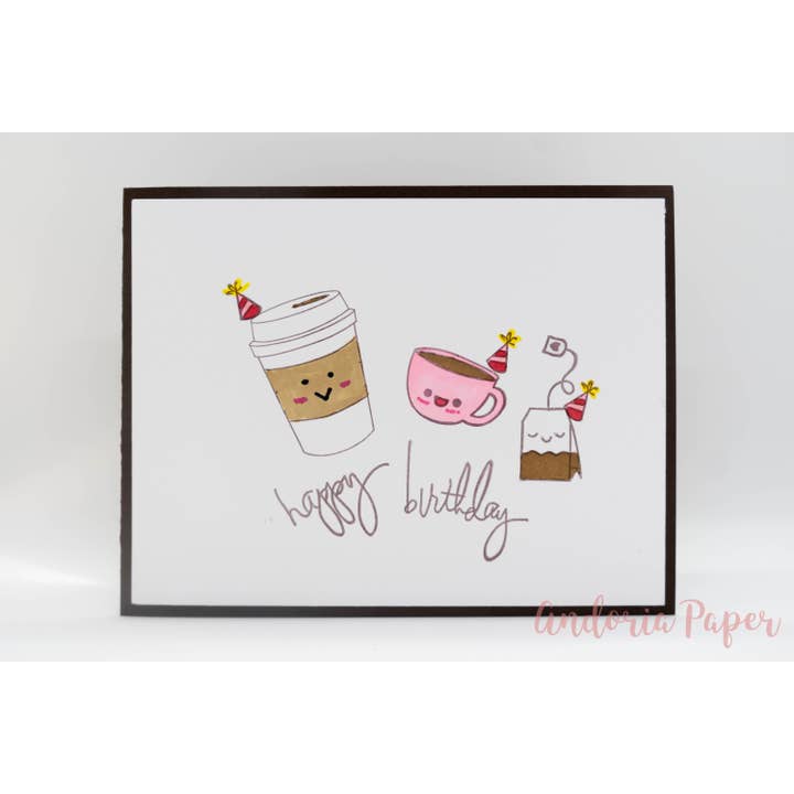 Biglietto Caffè e Tè per la vendita all'ingrosso da parte di Andoria Paper