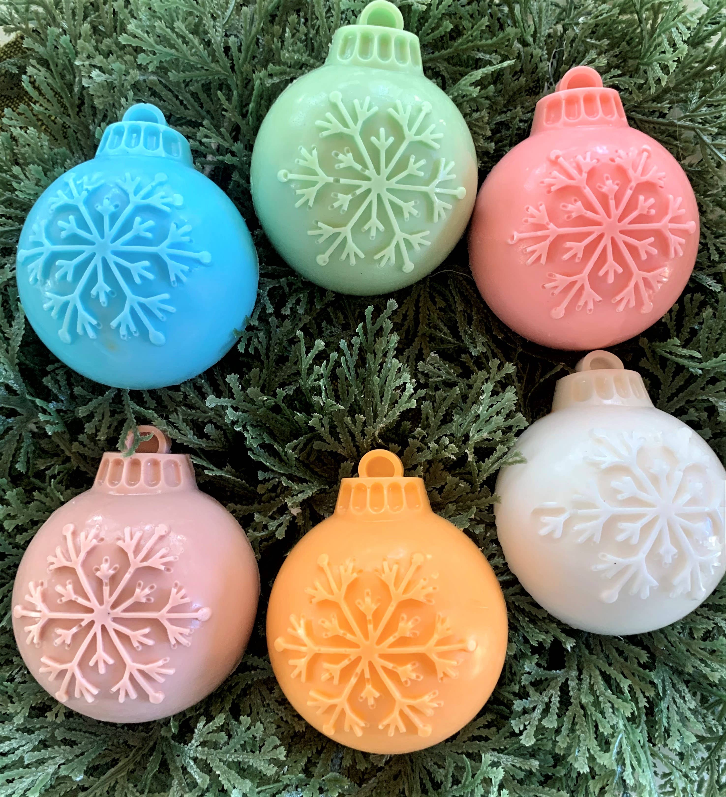 Plunk Soap and Candle Company – wholesale Bar Soap – Ornament Snowflake Soap | Gift Soap |  Favors | Guest Soaps0