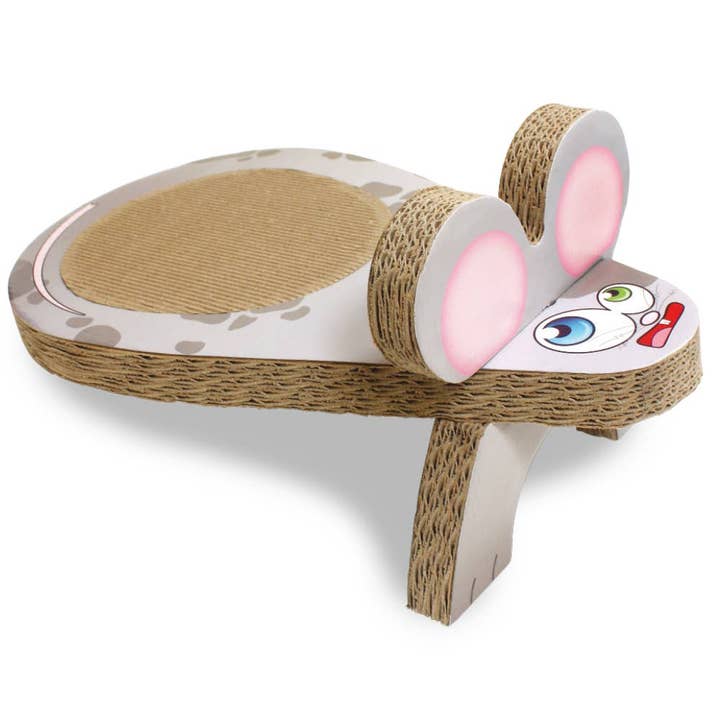 Cardboard scratching post - Gastone Mouse - Croci for wholesale by Croci S.p.A.