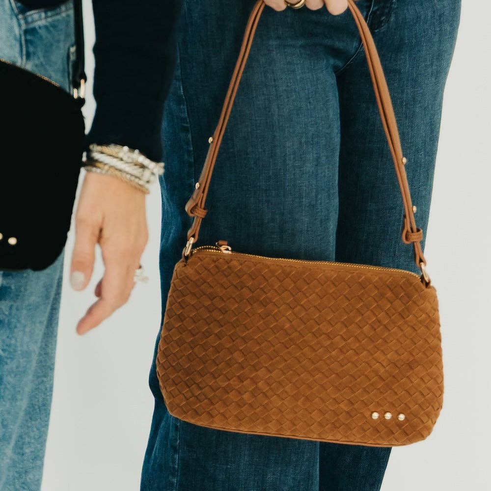 Pretty Simple - Wholesale Schoudertas - Dames - Suède Harper Hobo Schoudertas1