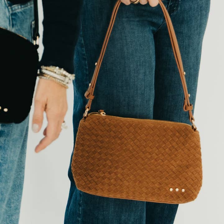 Pretty Simple - Wholesale Schoudertas - Dames - Suède Harper Hobo Schoudertas1