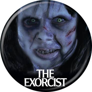 The Exorcist Regan Close Buttons 1.25" Round for wholesale by Ata-Boy