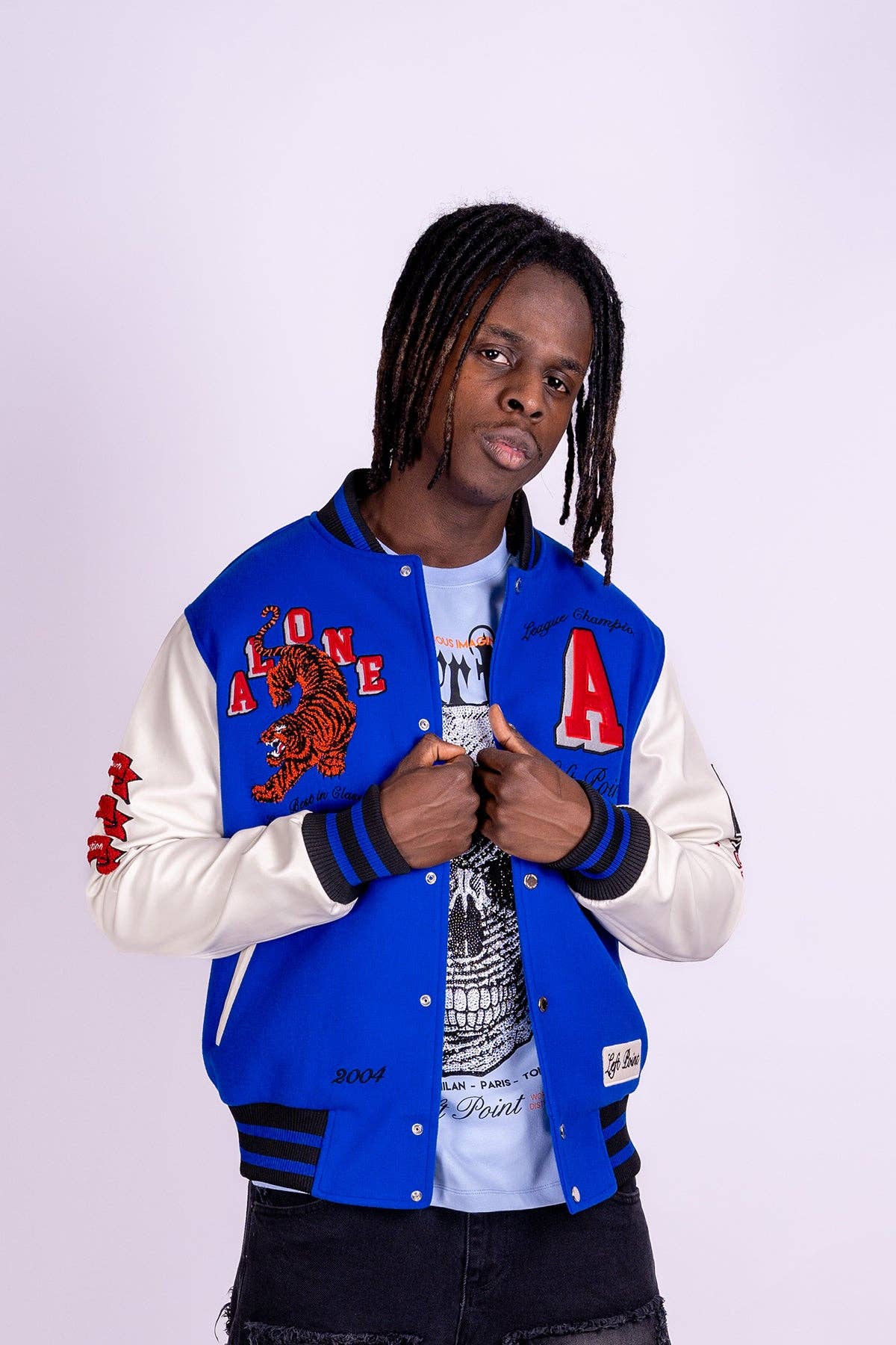 LEFT POINT – Casaco de equipa universitária/basebol - Homem por atacado – CASACOS UNIVERSITÁRIOS TIGRE12