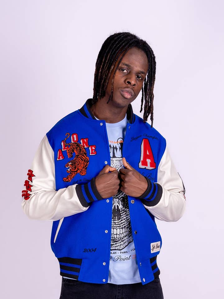 LEFT POINT – Casaco de equipa universitária/basebol - Homem por atacado – CASACOS UNIVERSITÁRIOS TIGRE12