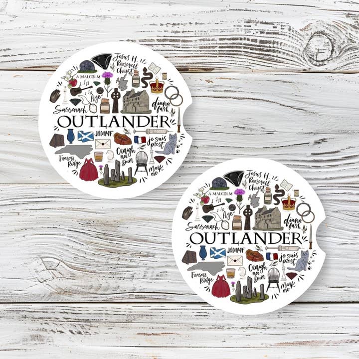 Outlander - Car Coaster for wholesale by Harper Grace Press