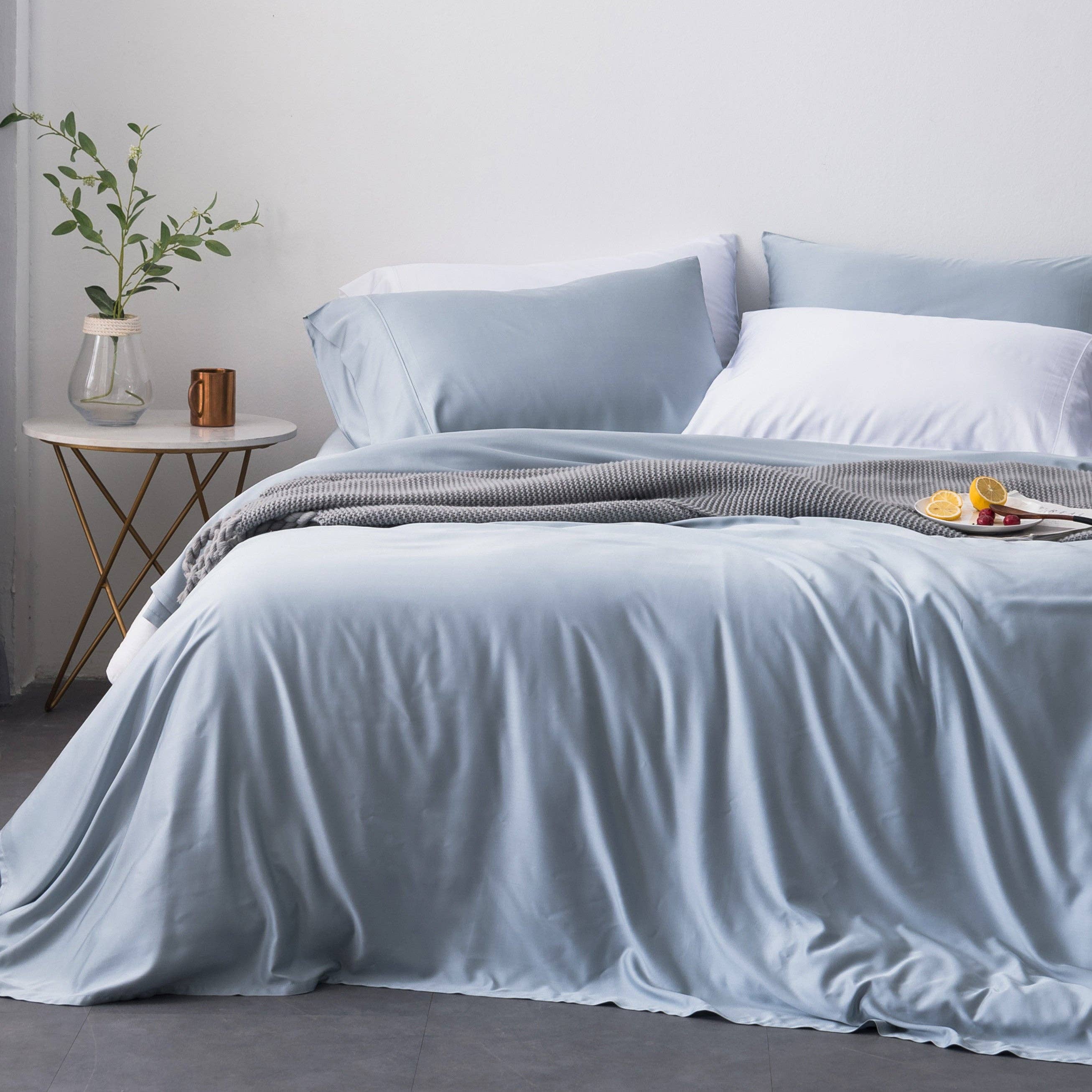 Oasis Fine Linens - Vente Parures de lit - Draps de la collection Island Bamboo en rayonne de bambou4