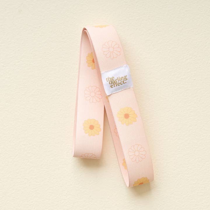 Stay-Put Towel Band-Darling Daisy Peach for wholesale by The Darling Effect
