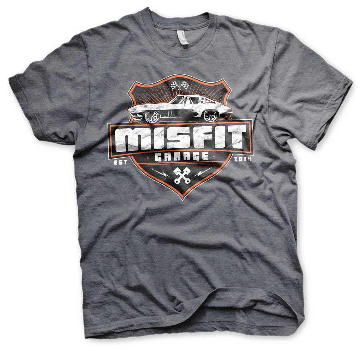 Hybris Production AB - Wholesale Screen Printed T-Shirt - Unisex - Misfit Garage Vette T-Shirt2
