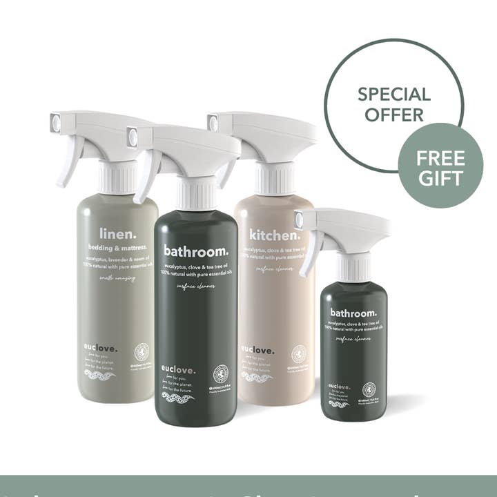 Switch To Non-Toxic Cleaning Products - FREE! Bathroom Cleaner 300 ml for wholesale by Euclove - Naturally Clean