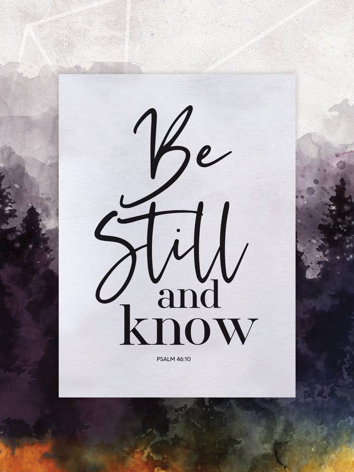 Be Still - Renew My Soul placa de madera de 6 x 9 para venta al por mayor de Dexsa