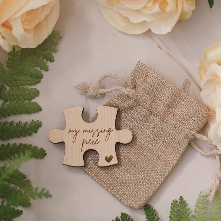 My Missing Piece Romantic Valentines Love Gift Keepsake for wholesale by Two Little Hearts