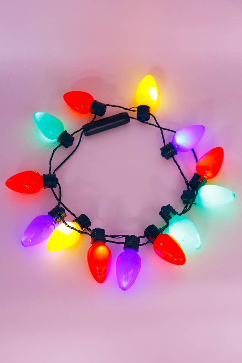 WIE GEZEIGT Weihnachts-LED-Lichterketten-Halskette - 13 Glühbirnen für den Großhandel auf Faire1