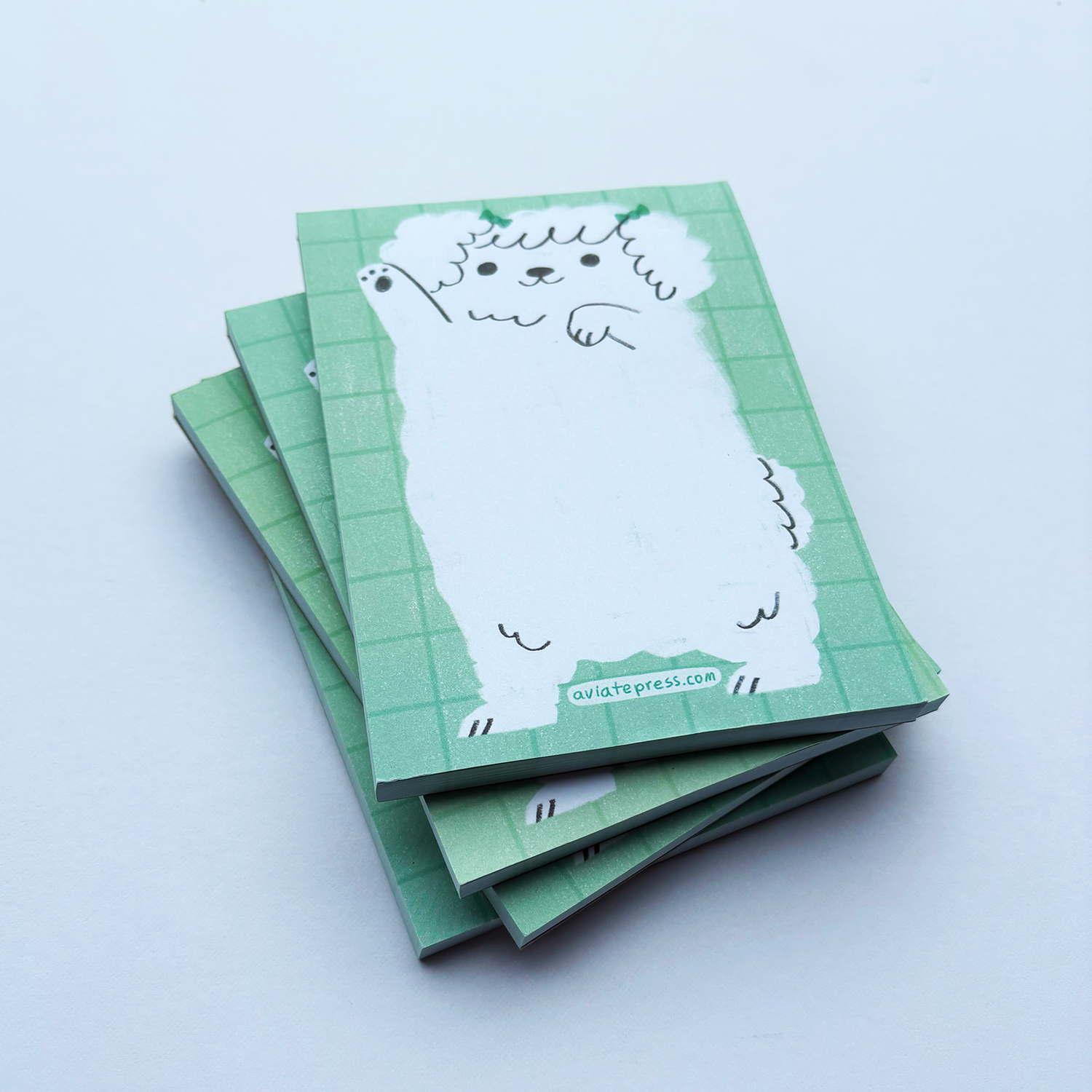 Aviate Press - Wholesale Notepad - Fluffy Pup Notepad7