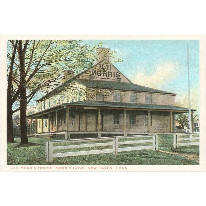 Impresión artística CT-148 Casa Old Morris, New Haven para venta al por mayor de Found Image Press