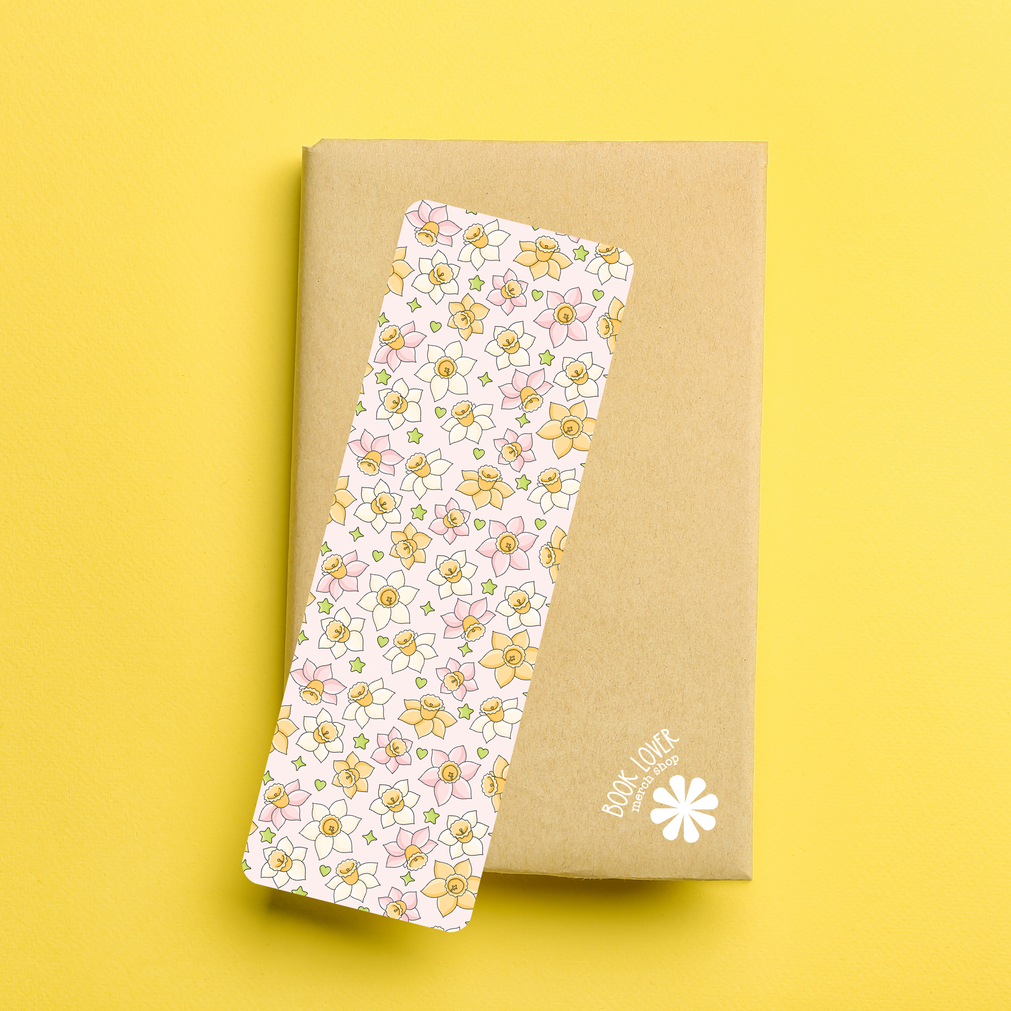 Book Lover Merch Shop - Wholesale Bookmark - The Daff Flower Bookmark / Floral Bookish Bookmark1
