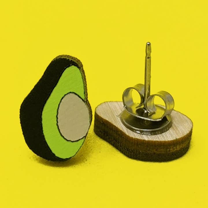 Avocado øreringe for engroshandel hos Unpossible Cuts