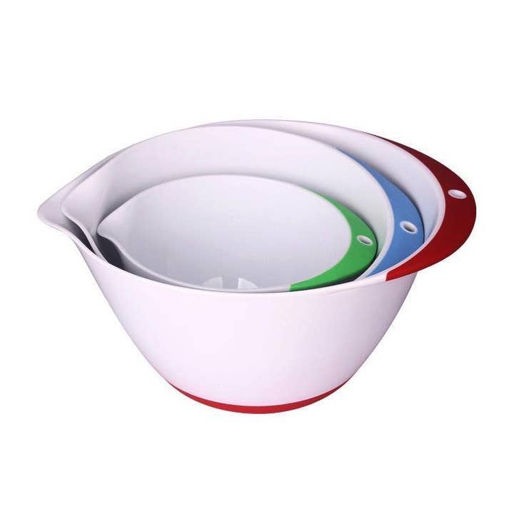 Plastic Mixing Bowls - Set of 3 for wholesale by Jean Patrique Cookware