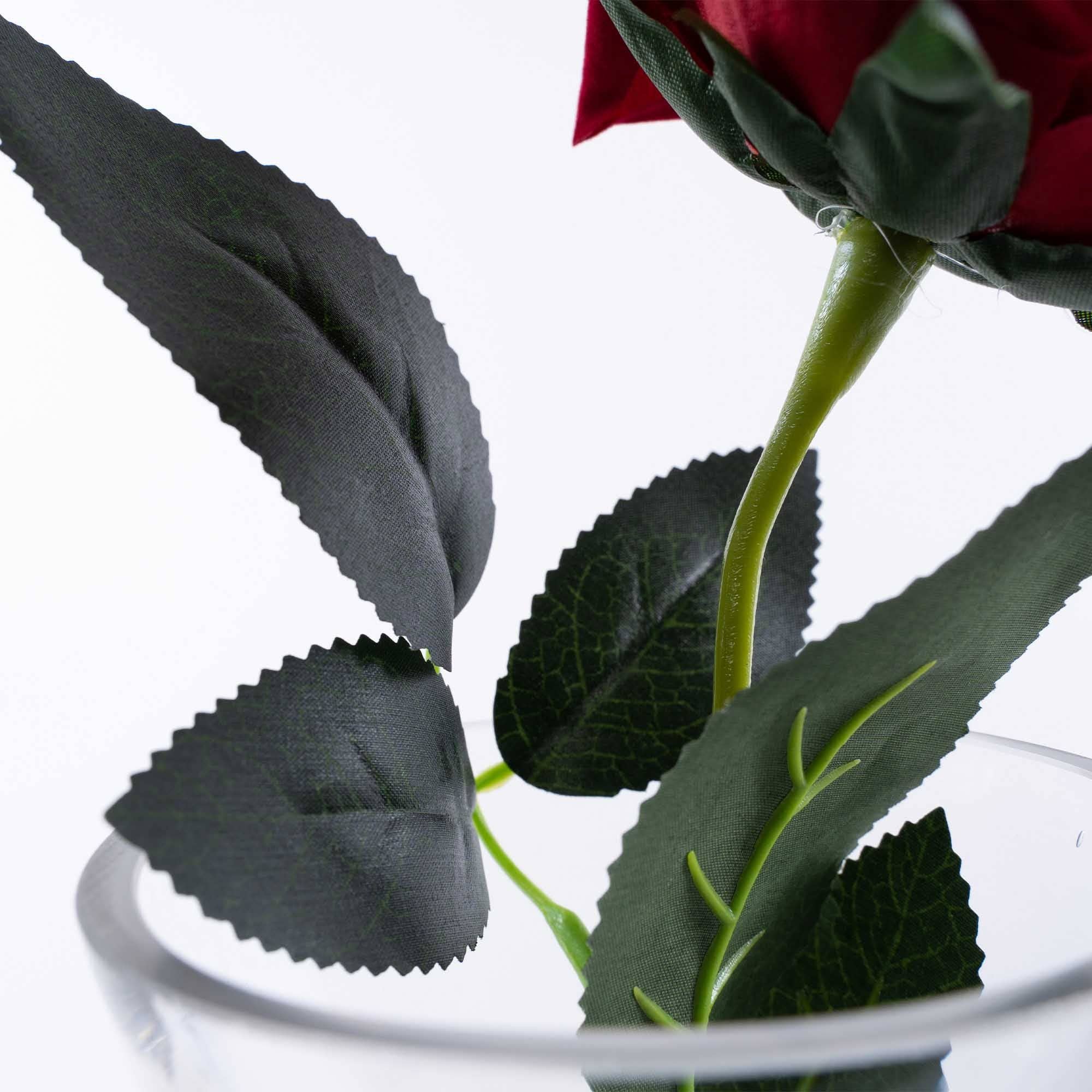 19.5 Inches Tall Faux Full Bloom Rose - Red for wholesale on Faire4