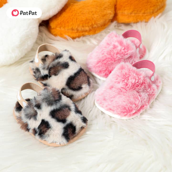 Baby & Peuter Gezellige Fluffy Pluche Hart Pre-Walker Schoenen voor wholesale door PatPat