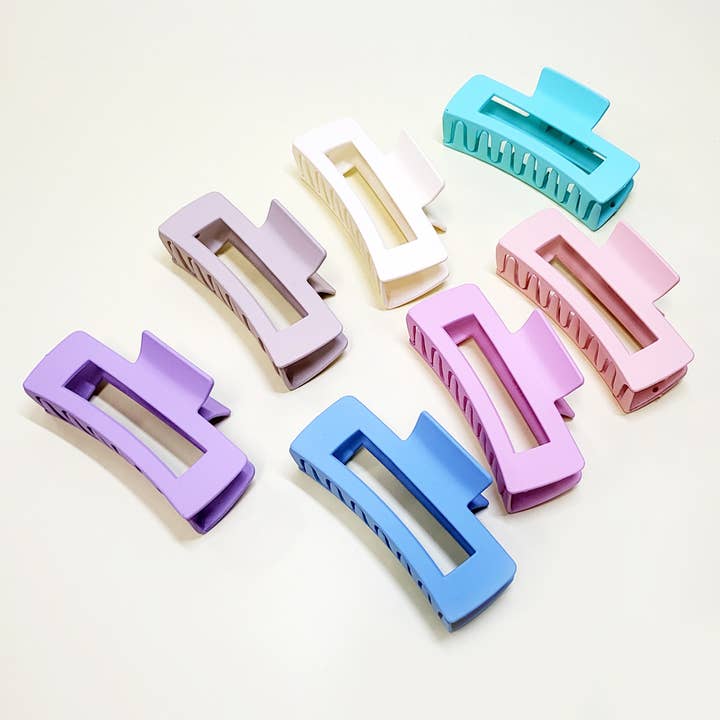 Matte Color Hair Claw Clip for wholesale on Faire