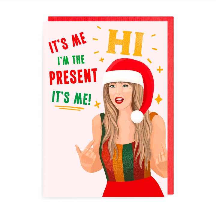 Taylor Swift Christmas Card | Anti-Hero for wholesale by URGHH Card Co.