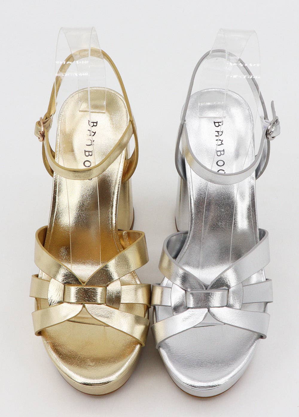 Mars Sky Shoes Wholesale - Wholesale Platform Heels - Women's - Bamboo MONIKA-10 Chunky High Heel Platform Woven Strappy Band Sandals-12 Pairs Pack-19.55/Pair2