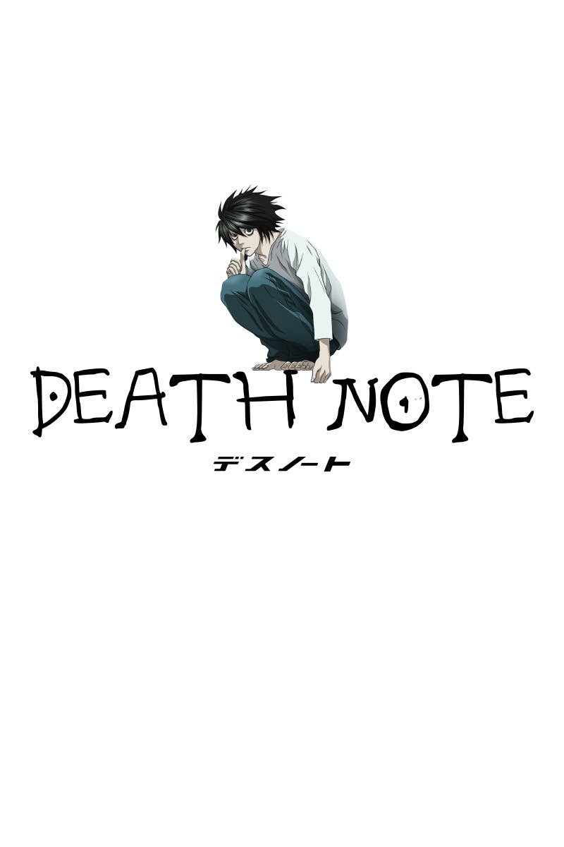 Polar bee - Wholesale Screen Printed T-Shirt - Women's - PB-2024.  DEATH NOTE ANIME TEE2