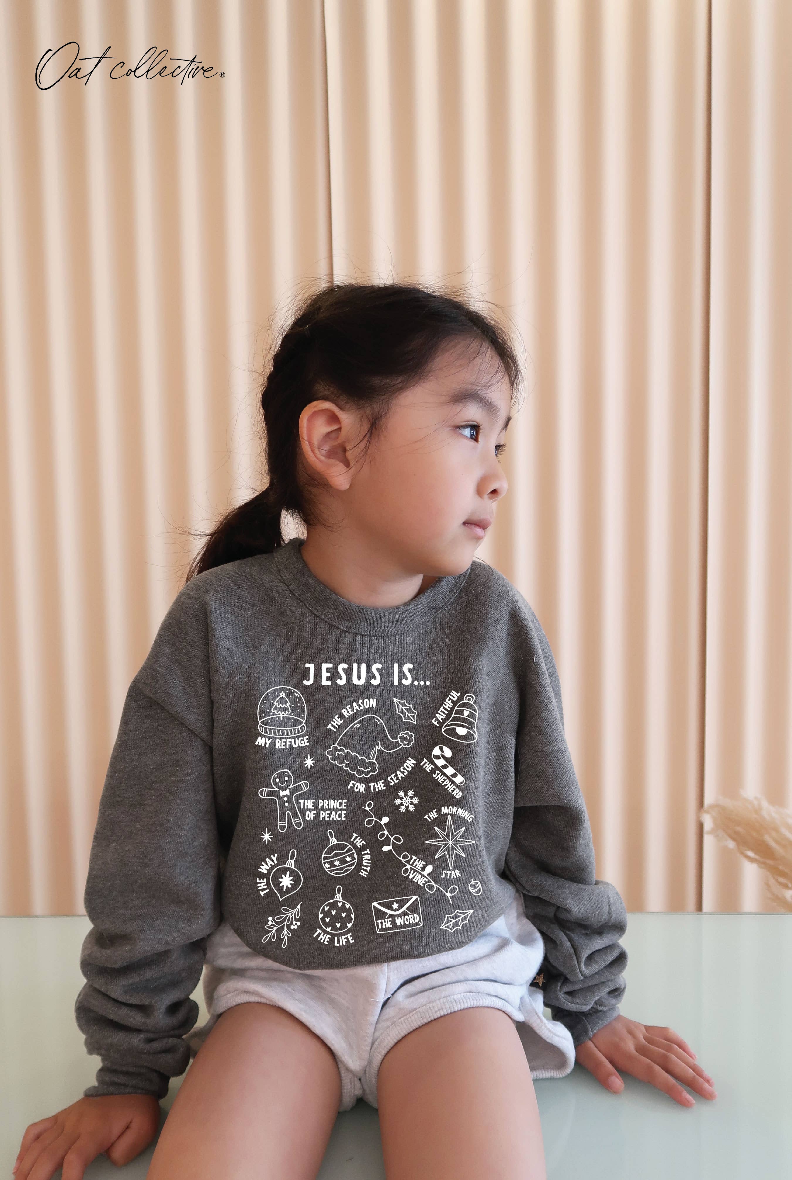 OAT COLLECTIVE - Wholesale Sweatshirt - Kids - JESUS IS... Toddler Graphic Sweatshirt6
