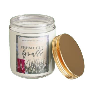 Pampered Senses Fresh Cut Grass Candle for wholesale by Pampered Senses Candles