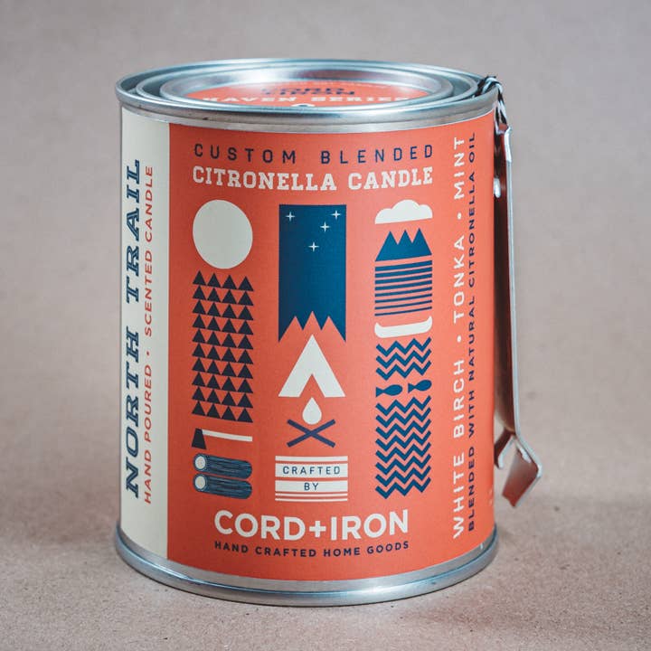 HAVEN | North Trail - Vela de mezcla de citronela personalizada para venta al por mayor de Cord & Iron