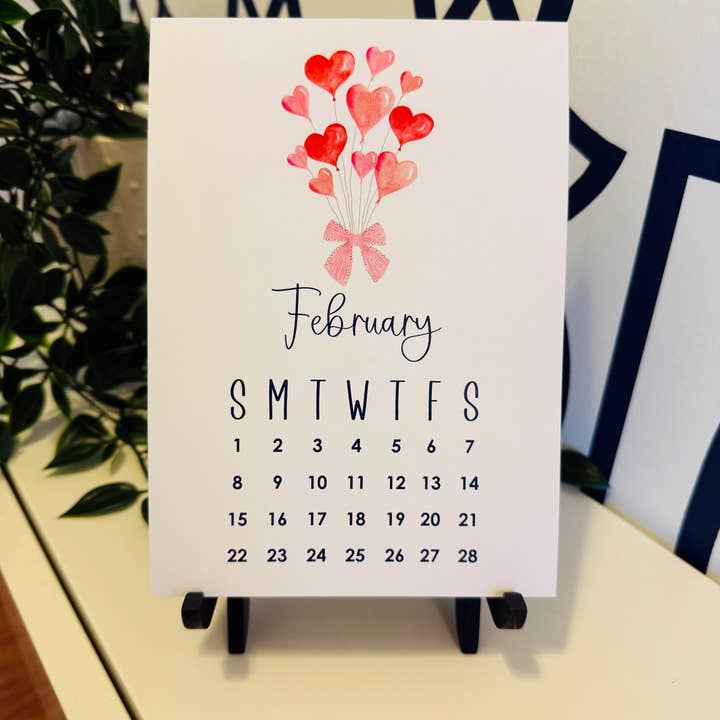 Note Worthy Paper Place - Wholesale Calendar - 2026 Desk Calendar Classic Chinoiserie | 5x71