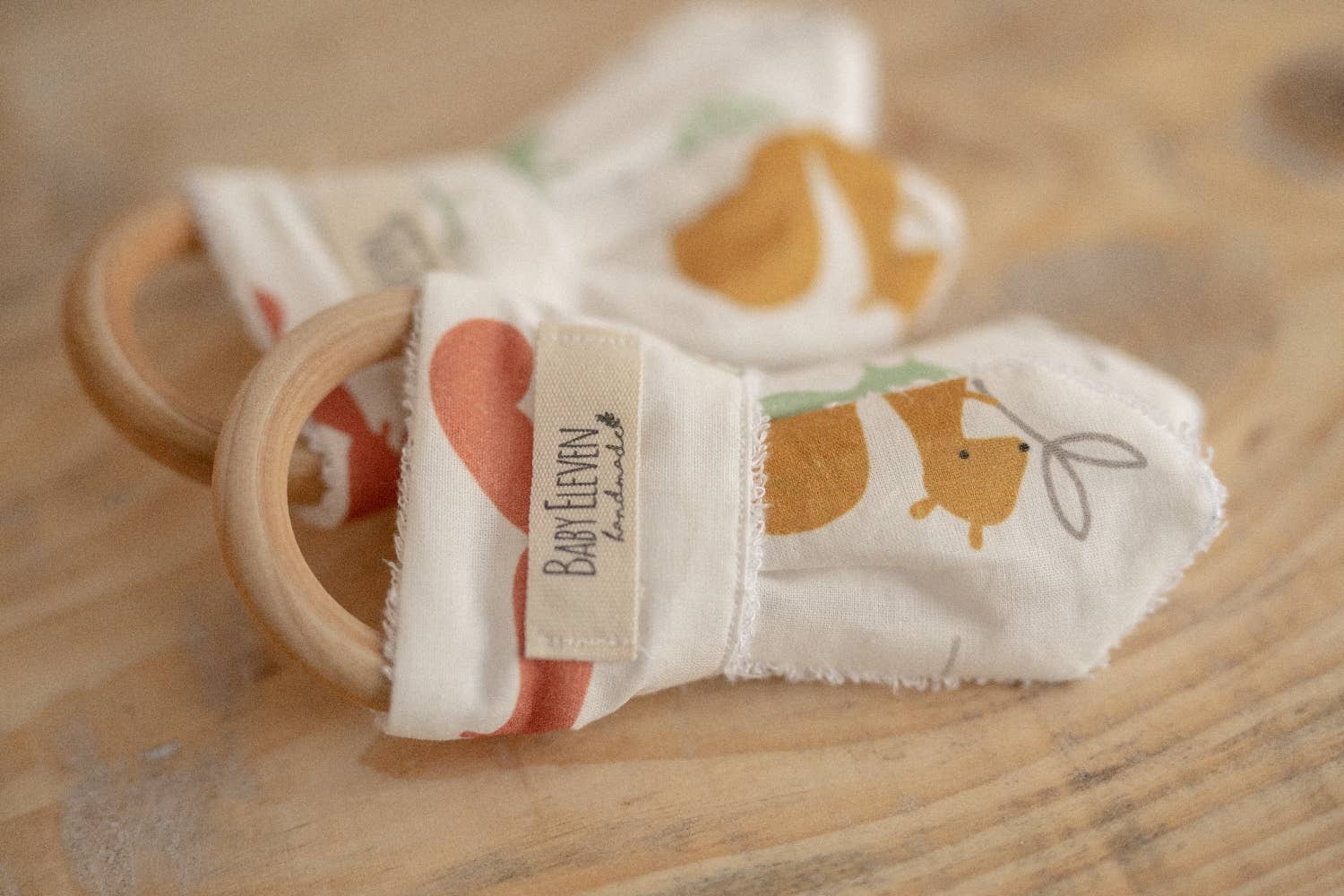 Baby Eleven Handmade - Wholesale Teether (Not Clip-On) - Baby - BOSCO COLLECTION WOODEN TEETHER1